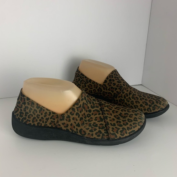 Clarks Shoes - Clark’s Leopard Print Slip On Shoes